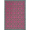 Feizy Rugs Saphir Rubus Dark Gray/Raspberry 2'-2" x 4' Area Rug