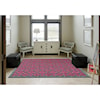 Feizy Rugs Saphir Rubus Dark Gray/Raspberry 2'-2" x 4' Area Rug