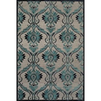 Pewter/Charcoal 2'-2" x 4' Area Rug