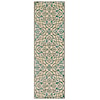 Feizy Rugs Saphir Yardley Cream/Marine 5'-3" X 7'-6" Area Rug