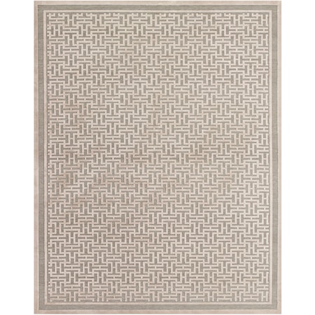 Pewter/Light Gray 7'-6" X 10'-6" Area Rug