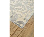 Feizy Rugs Saphir Zam Cream/Silver 2'-6" x 8' Runner Rug