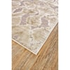 Feizy Rugs Saphir Zam Pewter/Gray 5'-3" X 7'-6" Area Rug