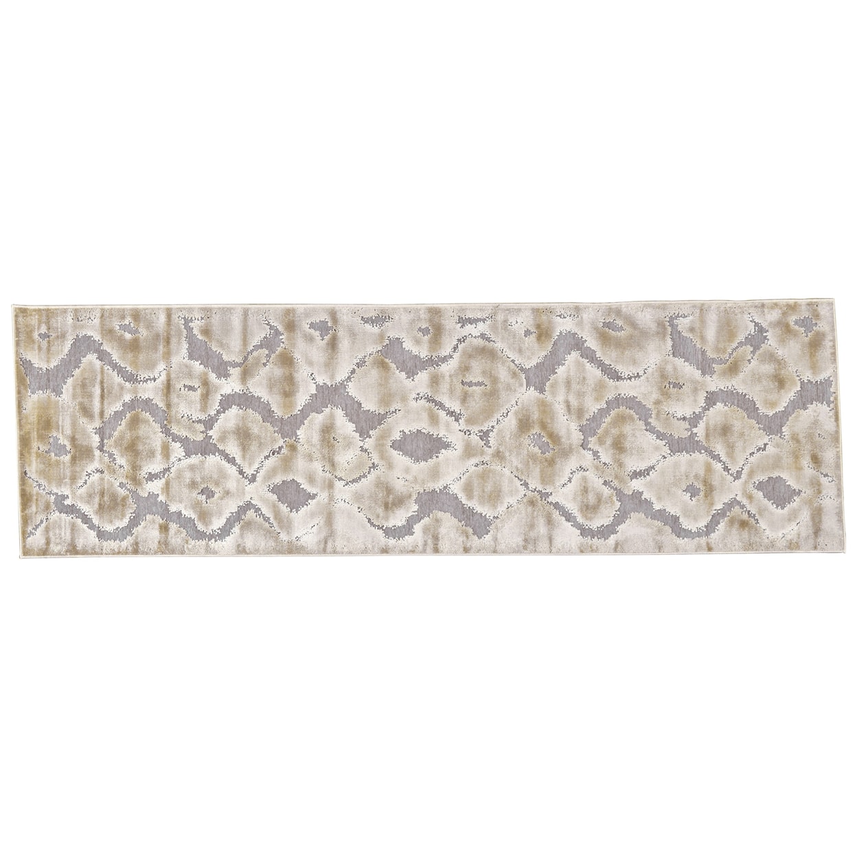 Feizy Rugs Saphir Zam Pewter/Gray 9'-8" X 12'-7" Area Rug