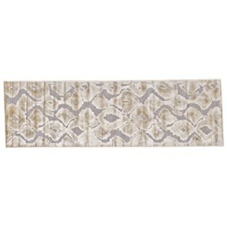 Pewter/Gray 2'-6" X 9'-10" Runner Rug