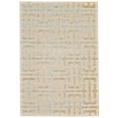 Cream/Ecru 2'-2" x 4' Area Rug