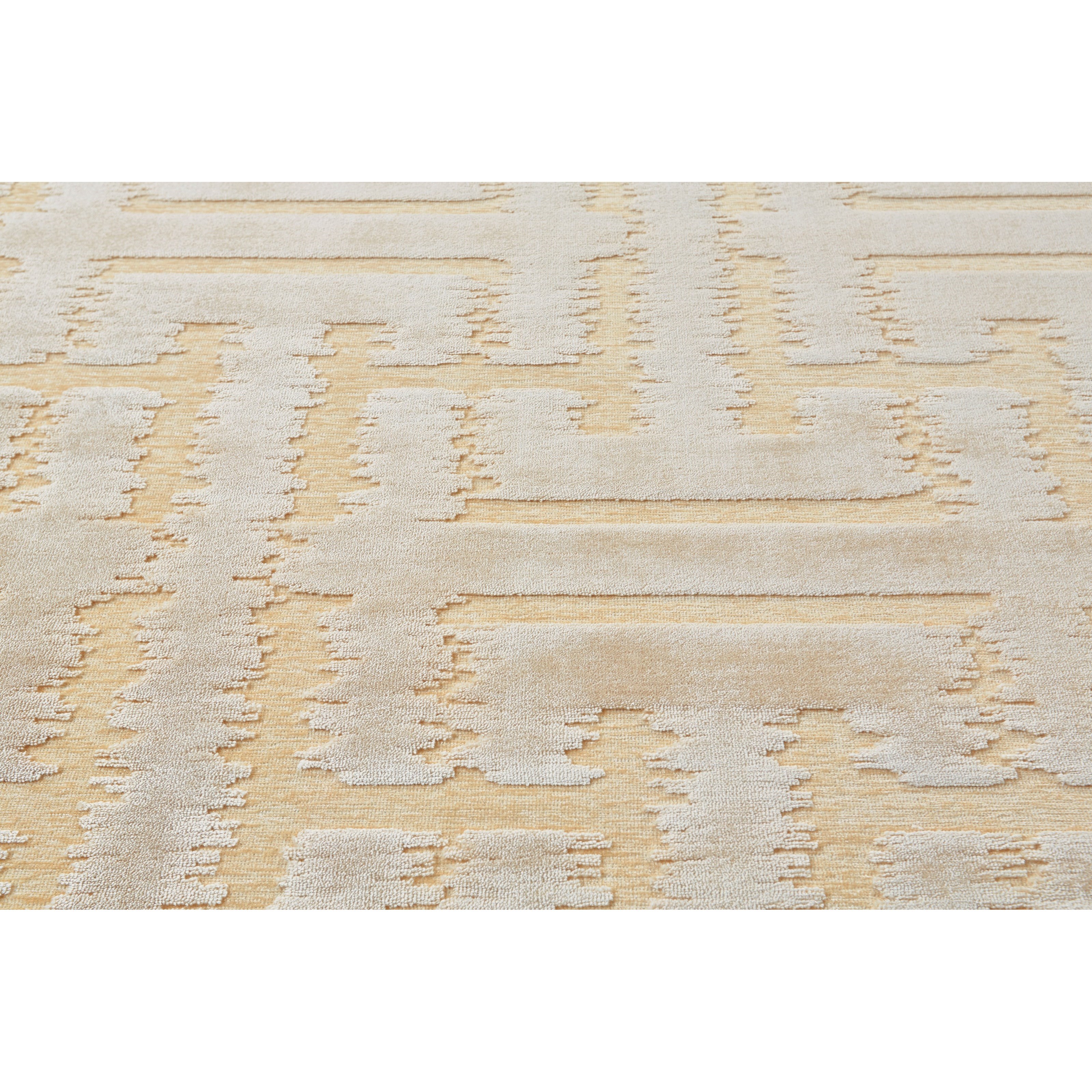Feizy Rugs Saphir Zam Cream/Ecru 2'-2" x 4' Area Rug