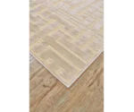 Feizy Rugs Saphir Zam Cream/Ecru 5'-3" X 7'-6" Area Rug