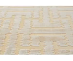 Feizy Rugs Saphir Zam Cream/Ecru 5'-3" X 7'-6" Area Rug