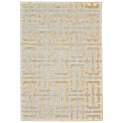Cream/Ecru 9'-8" X 12'-7" Area Rug