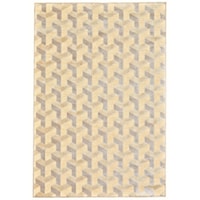 Cream/Silver 9'-8" X 12'-7" Area Rug