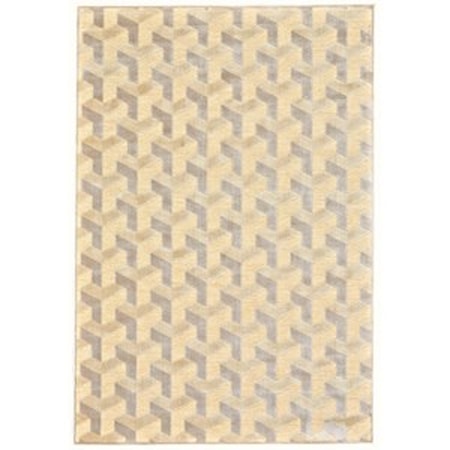 Cream/Silver 9'-8" X 12'-7" Area Rug