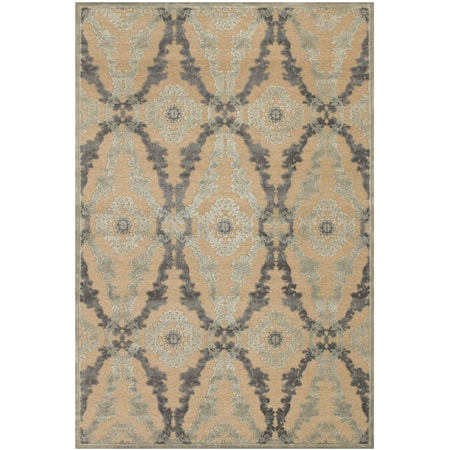 Ivory/Silver 2'-2" x 4' Area Rug