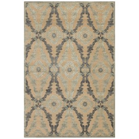 Ivory/Silver 2'-2" x 4' Area Rug