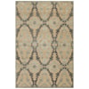 Feizy Rugs Saphir Ivory/Silver 5'-3" X 7'-6" Area Rug