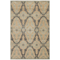Ivory/Silver 5'-3" X 7'-6" Area Rug