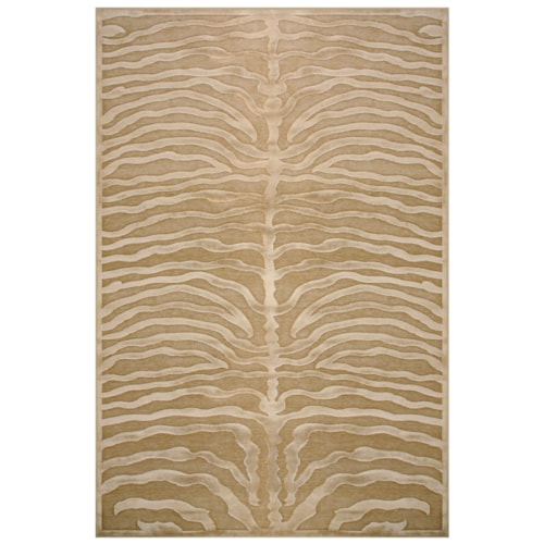 Ivory 7'-6" X 10'-6" Area Rug