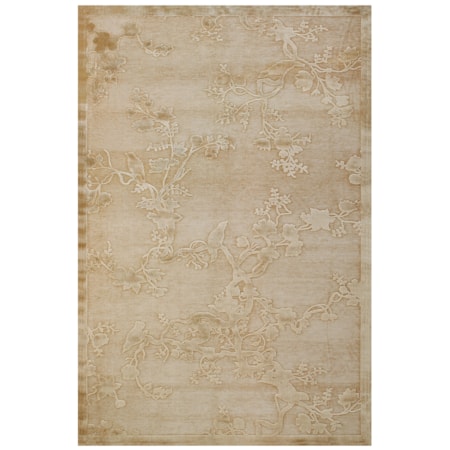 Ivory 5'-3" X 7'-6" Area Rug