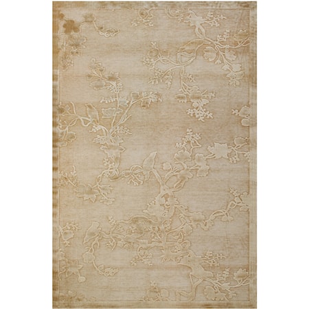 Ivory 7'-6" X 10'-6" Area Rug