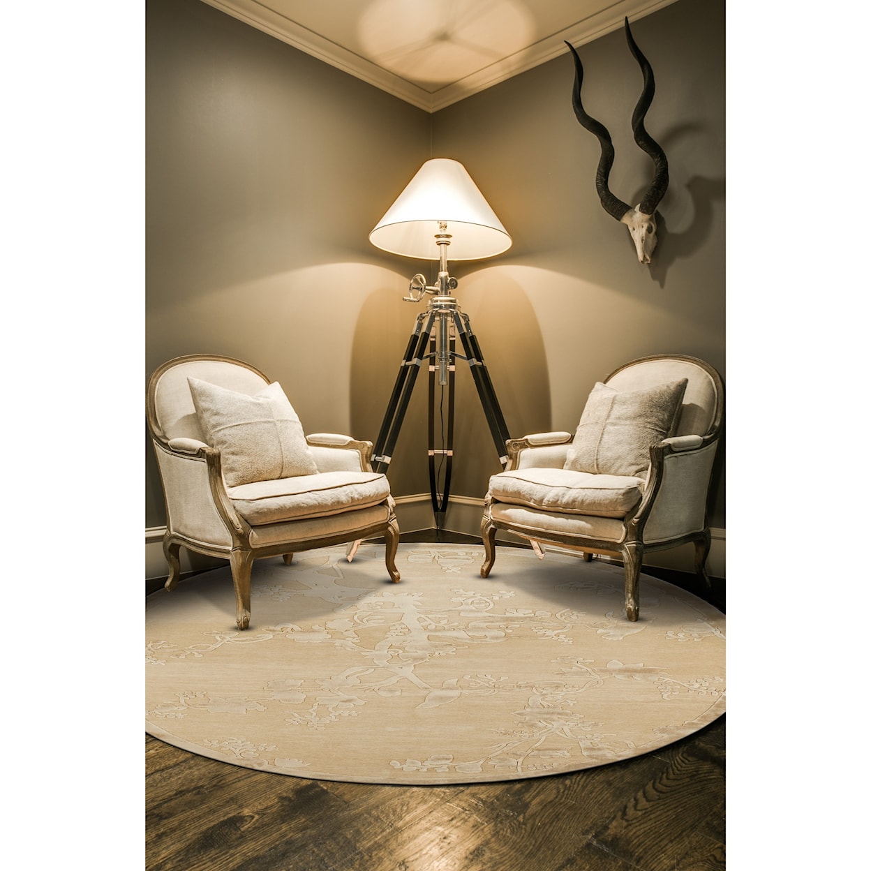 Feizy Rugs Saphir Ivory 2'-6" x 8' Runner Rug