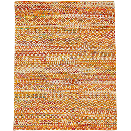 Apricot 2'-6" x 8' Runner Rug