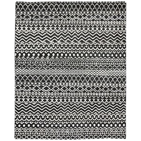 Asphalt 2'-6" x 8' Runner Rug