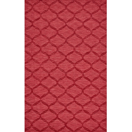 Red 5' x 8' Area Rug