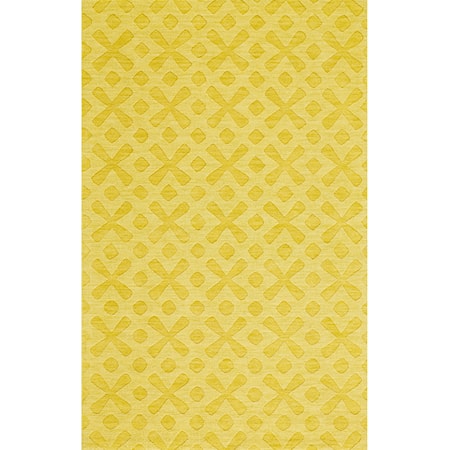 Yellow 3'-6" x 5'-6" Area Rug