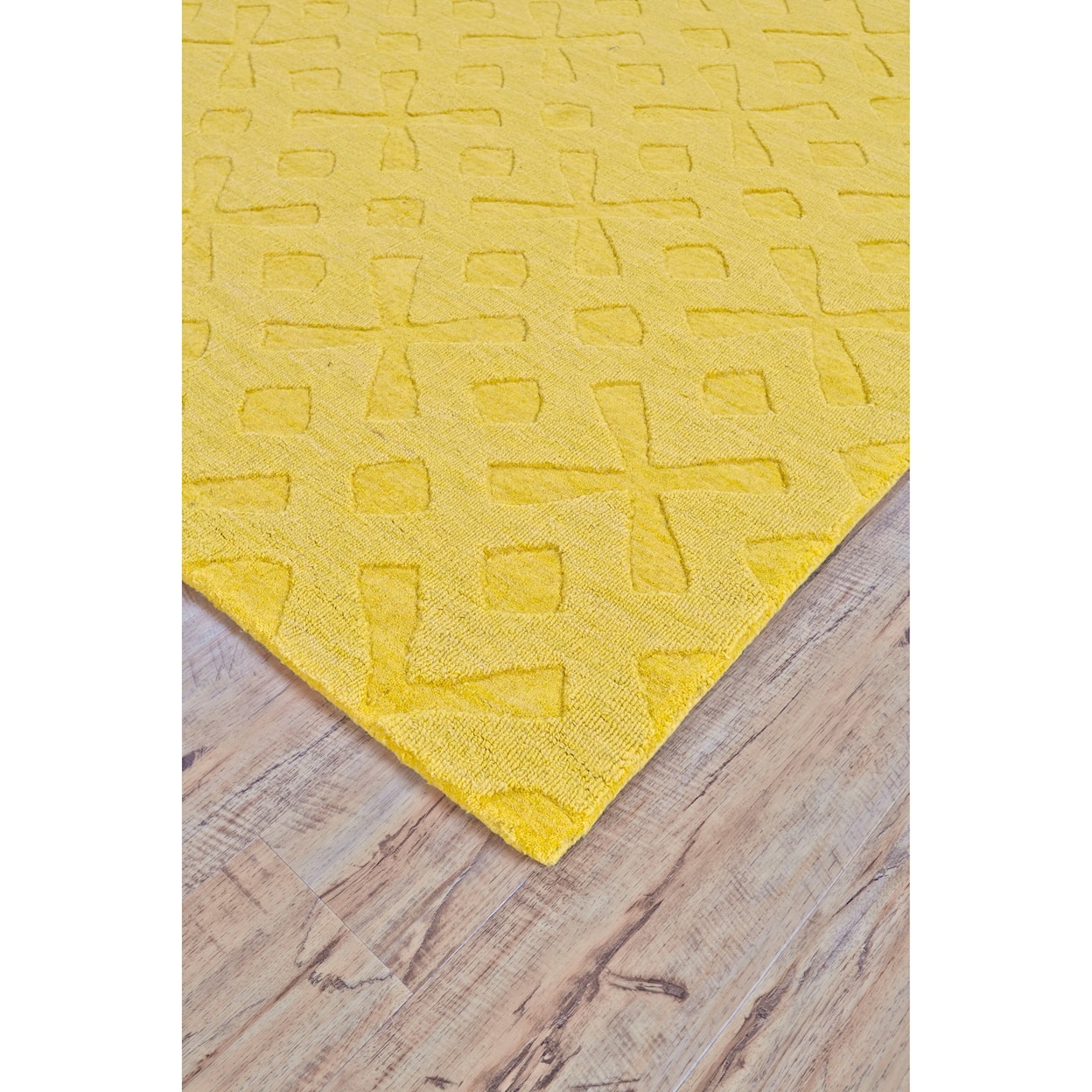 Feizy Rugs Soma Yellow 9'-6" x 13'-6" Area Rug