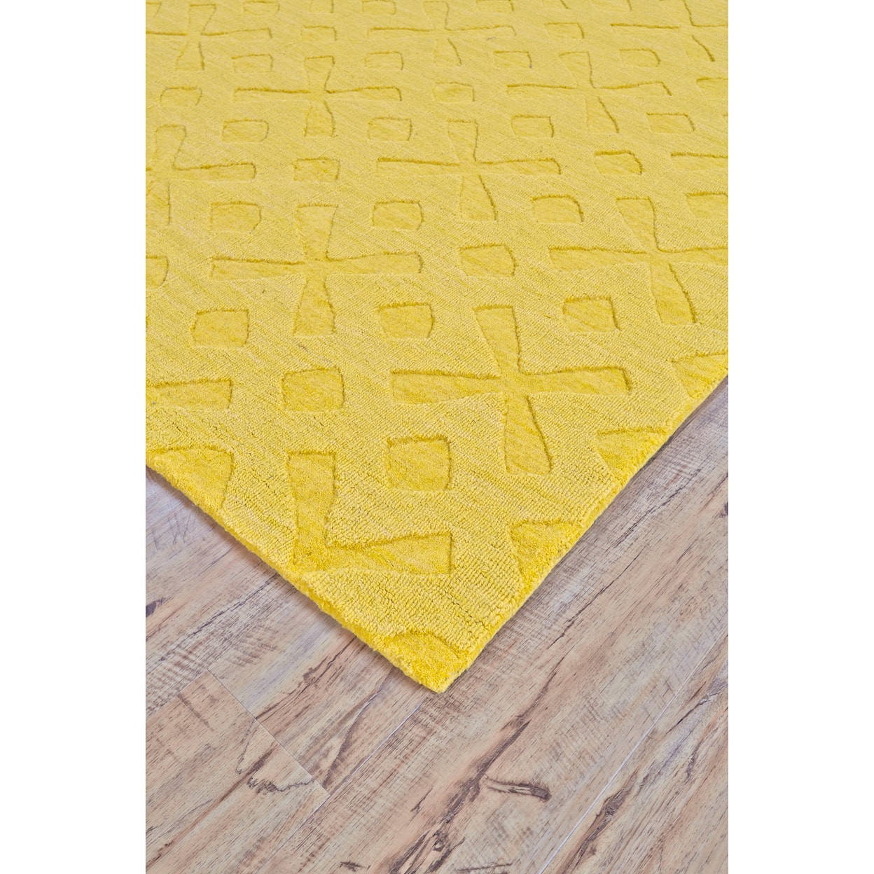 Feizy Rugs Soma Yellow 2'-6" x 8' Runner Rug