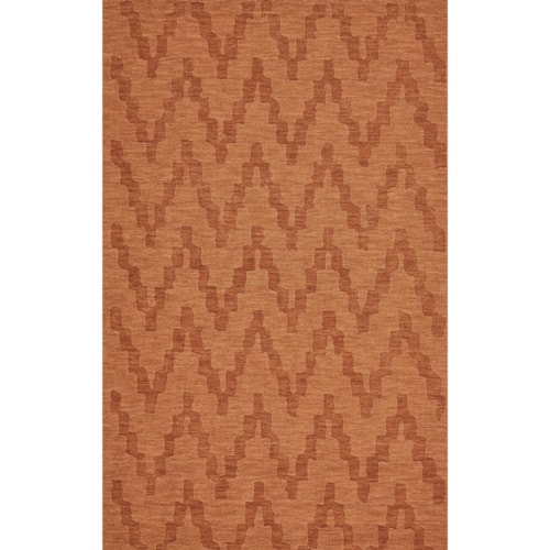 Orange 3'-6" x 5'-6" Area Rug