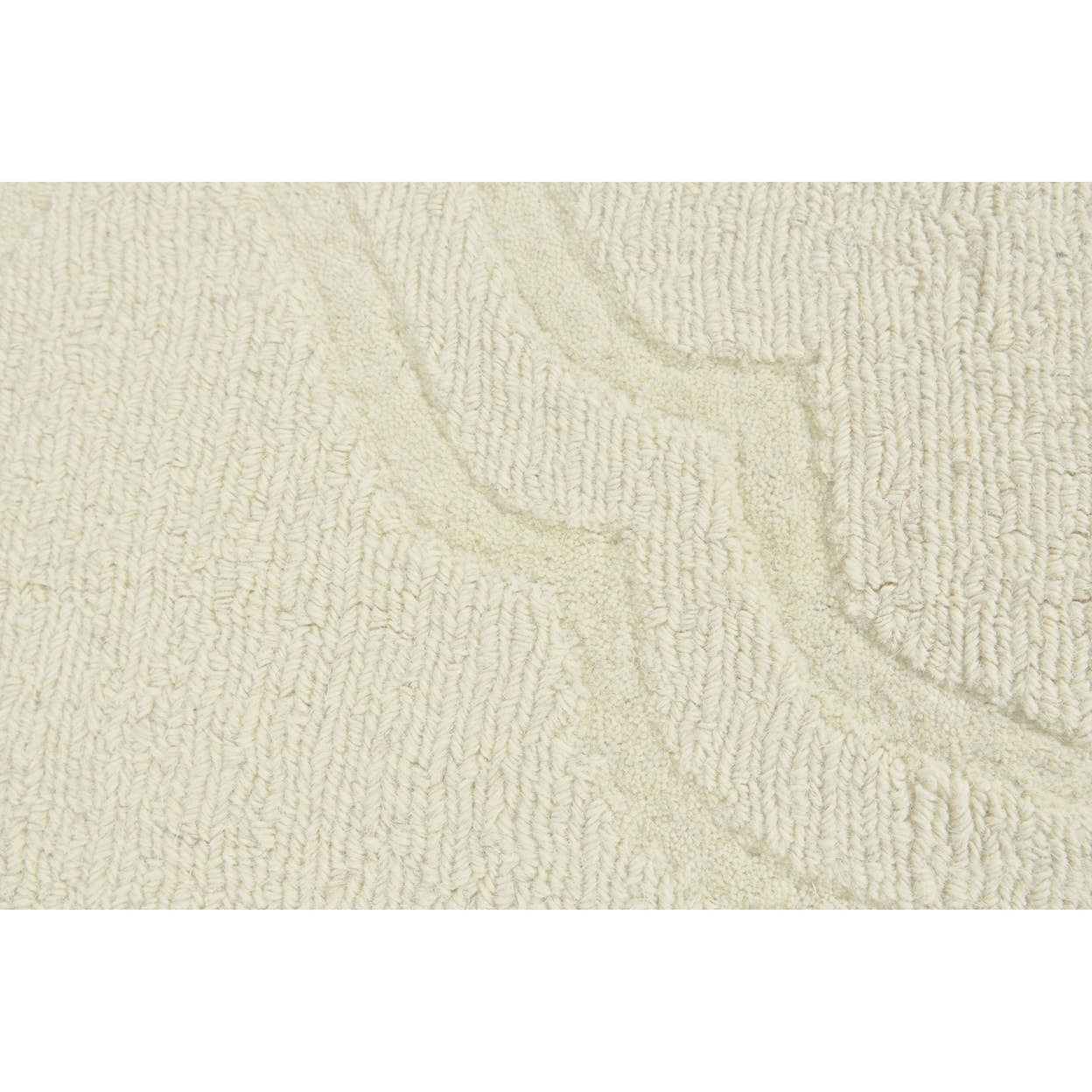 Feizy Rugs Soma Ivory 3'-6" x 5'-6" Area Rug