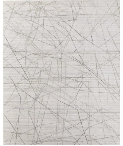 Whitton Ivory Charcoal 8x10 (Available in multiple sizes)