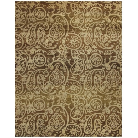 Verdigris Brown-Multi 5'6"x8'6"