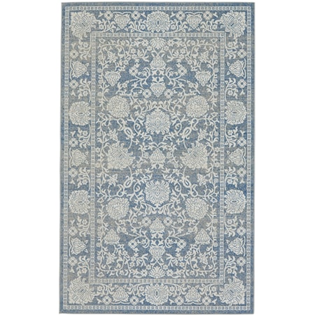 Denim 2'-2" x 4' Area Rug