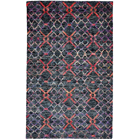 Flame 5'-6" x 8'-6" Area Rug