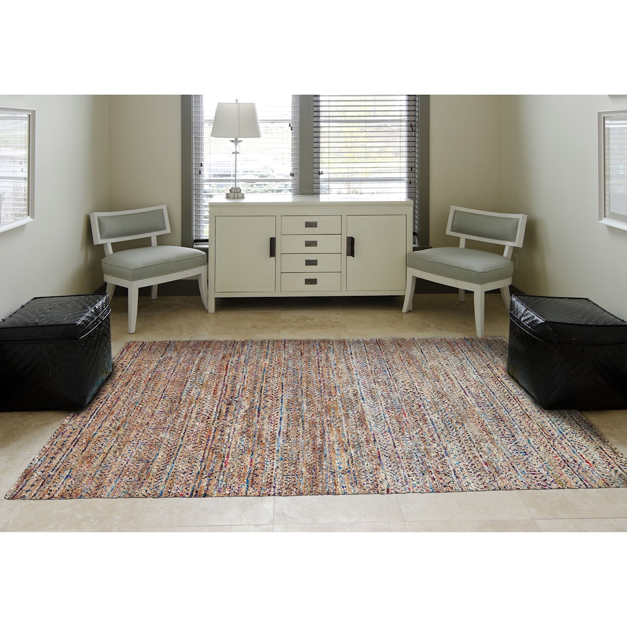 Feizy Rugs Tortola Burlap 5'-6" x 8'-6" Area Rug