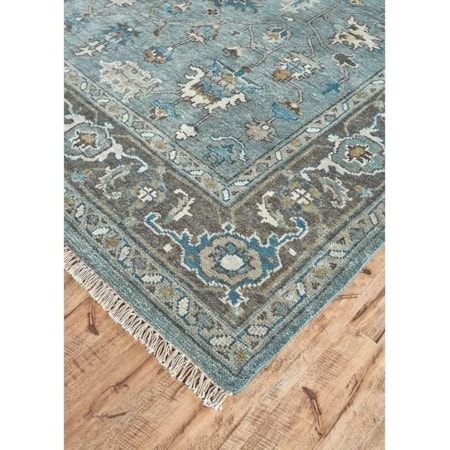 Steel/Chocolate 7'-9" x 9'-9" Area Rug