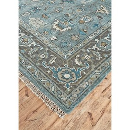 Steel/Chocolate 7'-9" x 9'-9" Area Rug