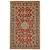 Feizy Rugs Ustad Red/Black 7'-9" x 9'-9" Area Rug