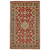 Feizy Rugs Ustad Red/Black 8'-6" x 11'-6" Area Rug