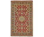 Feizy Rugs Ustad Red/Black 2'-6" x 8' Runner Rug