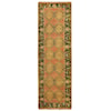 Feizy Rugs Ustad Rust/Charcoal 7'-9" x 9'-9" Area Rug