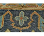 Feizy Rugs Ustad Rust/Charcoal 9'-6" x 13'-6" Area Rug
