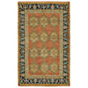 Feizy Rugs Ustad Rust/Charcoal 2'-6" x 8' Runner Rug