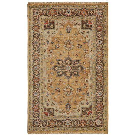 Gold/Brown 7'-9" x 9'-9" Area Rug