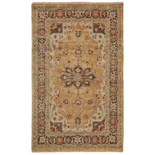 Gold/Brown 9'-6" x 13'-6" Area Rug