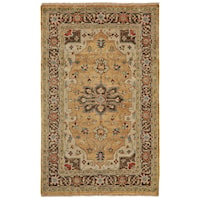 Gold/Brown 2' x 3' Area Rug