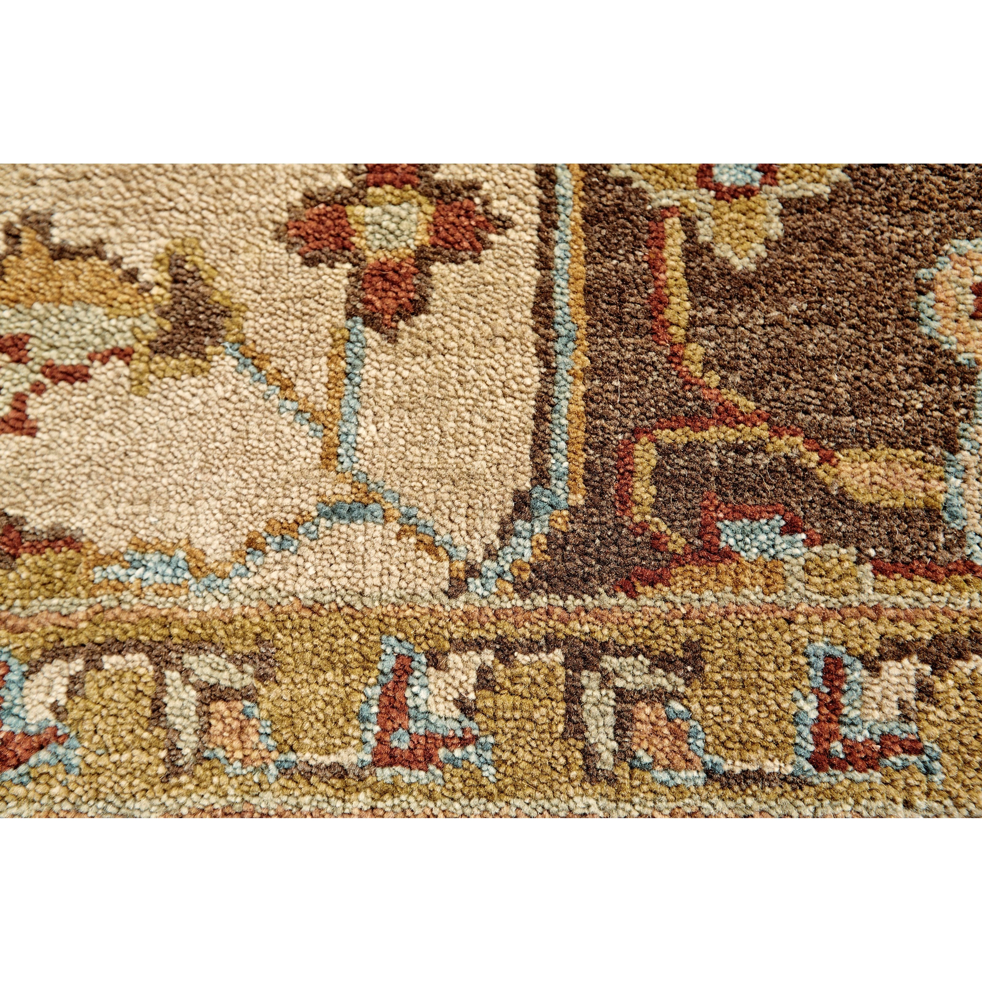 Feizy Rugs Ustad Gold/Brown 2' x 3' Area Rug