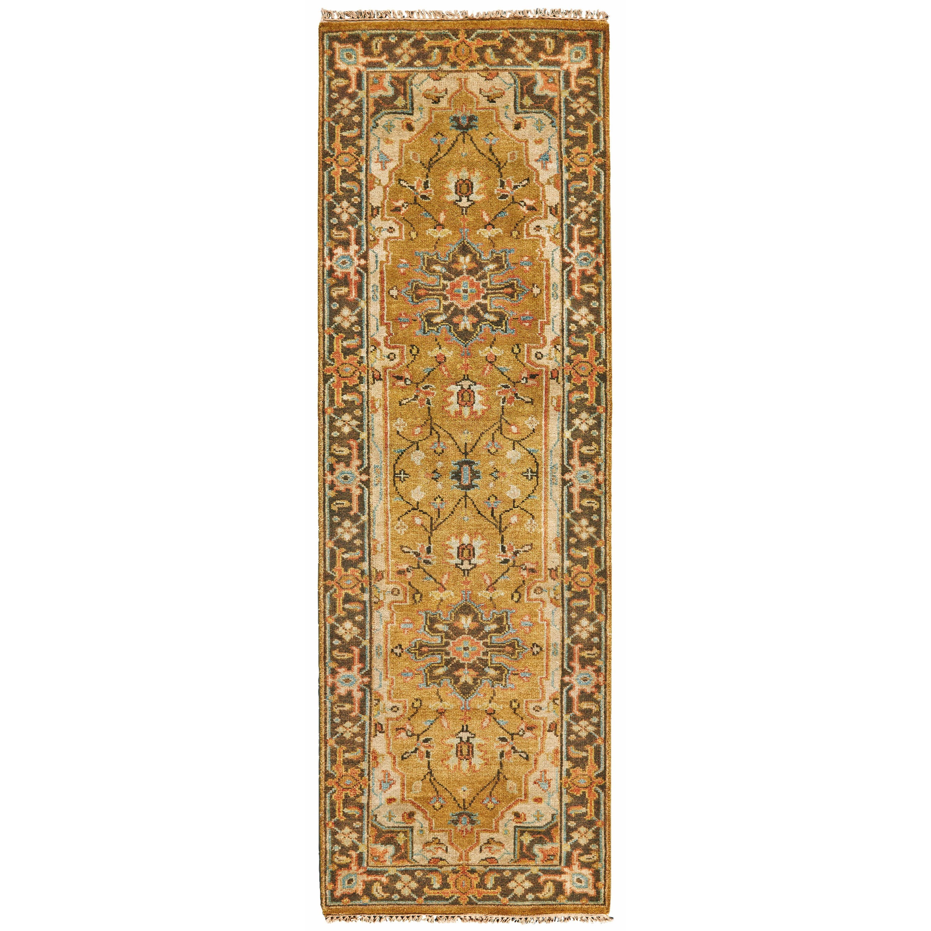 Feizy Rugs Ustad Gold/Brown 2' x 3' Area Rug